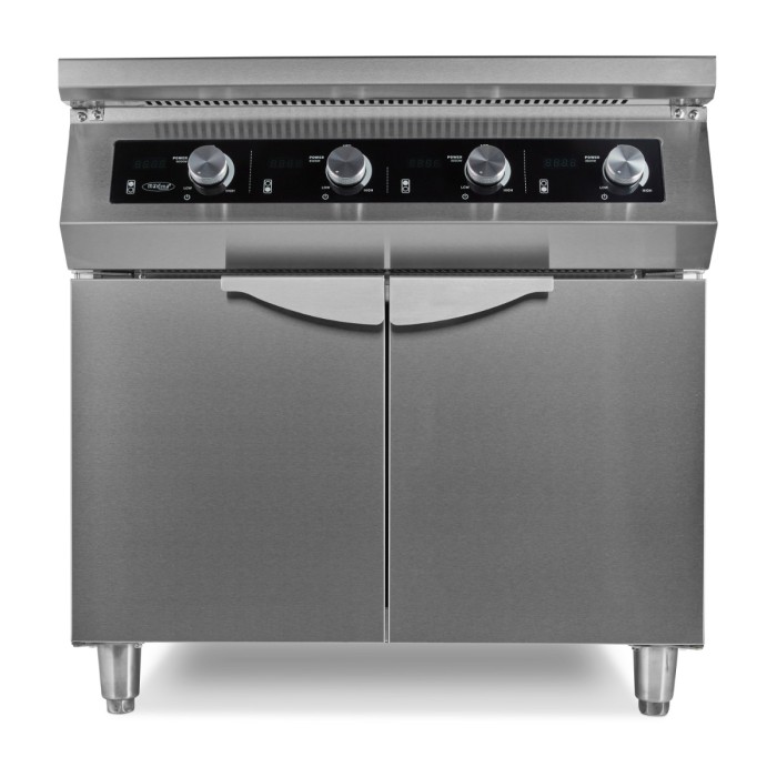 Inductie Kookplaat 700 - 4 Branders - 17000W - met Onderstel