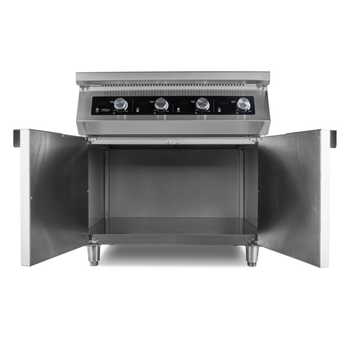 Inductie Kookplaat 700 - 4 Branders - 17000W - met Onderstel