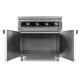 Inductie Kookplaat 700 - 4 Branders - 17000W - met Onderstel