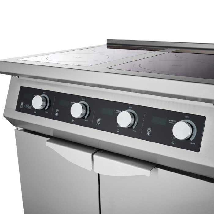 Inductie Kookplaat 700 - 4 Branders - 17000W - met Onderstel