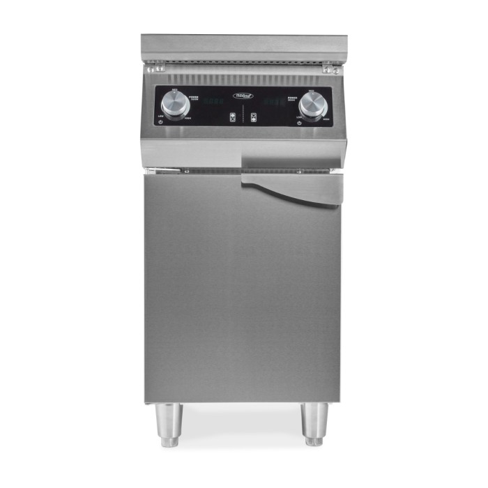 Fornuis - 2 Branders - Inductie - 70 cm Diep - met Opbergruimte