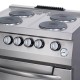 Heavy Duty Fornuis - 4 Pitten - Dubbel - 70 cm Diep - met Oven - Elektrisch
