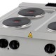 Heavy Duty Kookplaat - 4 Pitten - Dubbel - 70 cm Diep - Elektrisch