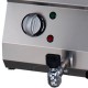 Heavy Duty Friteuse - 1 x 12 L - Enkel - 70 cm Diep - met Tapkraan - Elektrisch
