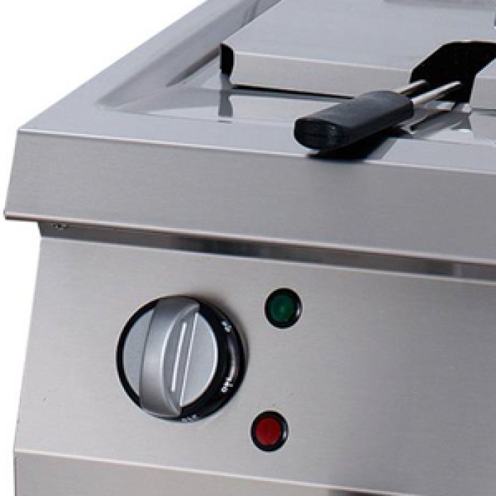 Heavy Duty Friteuse - 1 x 12 L - Enkel - 70 cm Diep - met Tapkraan - Elektrisch