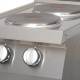 Heavy Duty Kookplaat - 2 Pitten - Enkel - 70 cm Diep - Elektrisch