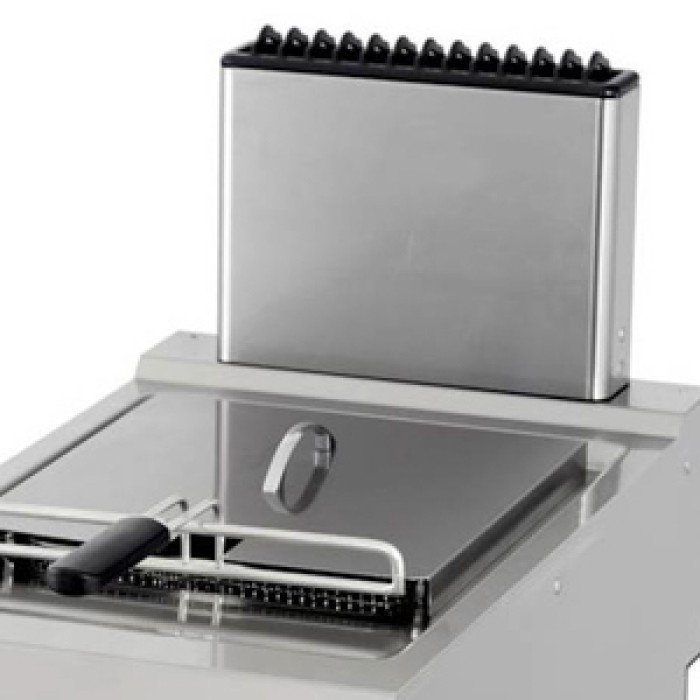 Heavy Duty Friteuse - 1 x 12 L - Enkel - 70 cm Diep - met Tapkraan - Gas