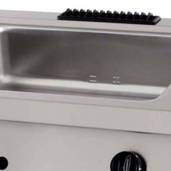 Heavy Duty Bain Marie - Dubbel - 70 cm Diep - Gas