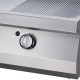 Heavy Duty Grillplaat - Half Gegroefd Chroom - Dubbel - 70 cm Diep - Elektrisch