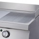 Heavy Duty Grillplaat - Half Gegroefd Chroom - Dubbel - 70 cm Diep - Elektrisch