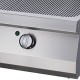 Heavy Duty Grillplaat - Gegroefd Chroom - Dubbel - 70 cm Diep - Elektrisch