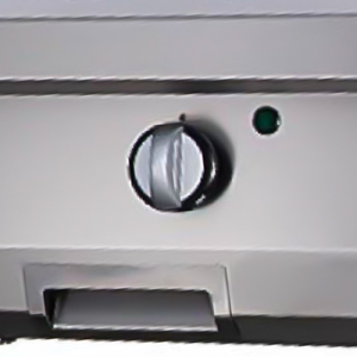 Heavy Duty Grillplaat - Glad Chroom - Enkel - 70 cm Diep - Gas