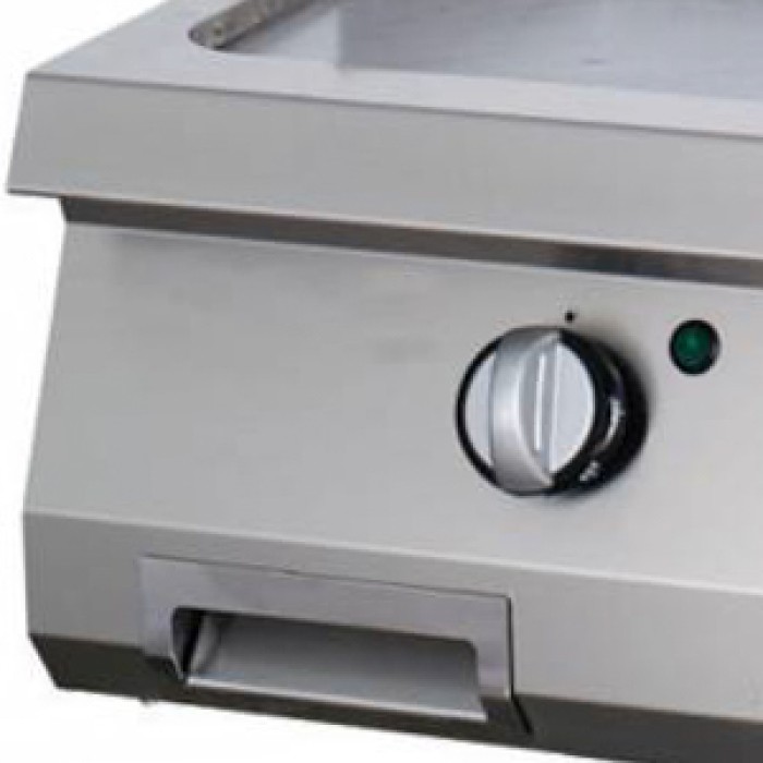 Heavy Duty Grillplaat - Glad Chroom - Dubbel - 70 cm Diep - Gas