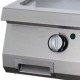 Heavy Duty Grillplaat - Half Gegroefd Chroom - Dubbel - 70 cm Diep - Gas