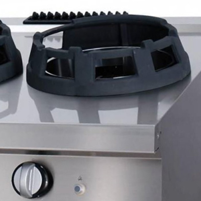 Heavy Duty Wok Brander - 2 x Ø 28,5 cm Pannenring - Dubbel - 70 cm Diep - Gas