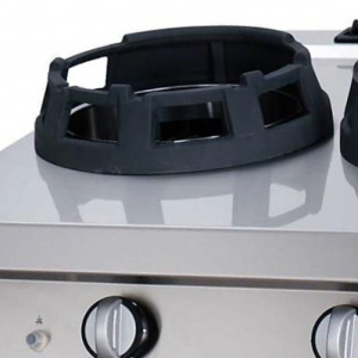 Heavy Duty Wok Brander - 2 x Ø 28,5 cm Pannenring - Dubbel - 70 cm Diep - Gas