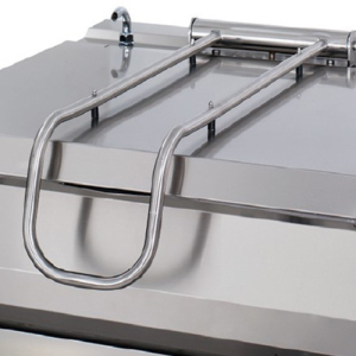 Heavy Duty Braadslede - 50 L - Dubbel - 70 cm Diep - Gas
