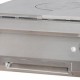 Heavy Duty Doorkookplaat - 1 Pit - Dubbel - 70 cm Diep - Gas