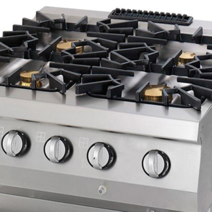 Premium Fornuis - 4 Pitten - Dubbel - 90 cm Diep - incl. Oven - Gas