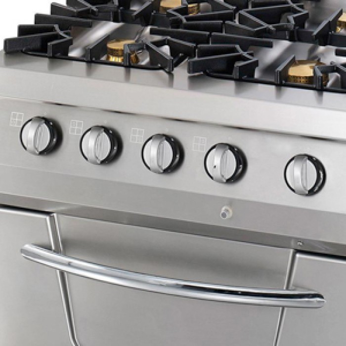 Premium Fornuis - 4 Pitten - Dubbel - 90 cm Diep - incl. Oven - Gas