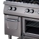 Premium Fornuis - 6 Pitten - Driedubbel - 90 cm Diep - Gas incl. Elektrische Oven