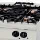 Premium Kookplaat - 4 Pitten - Dubbel - 90 cm Diep - Gas