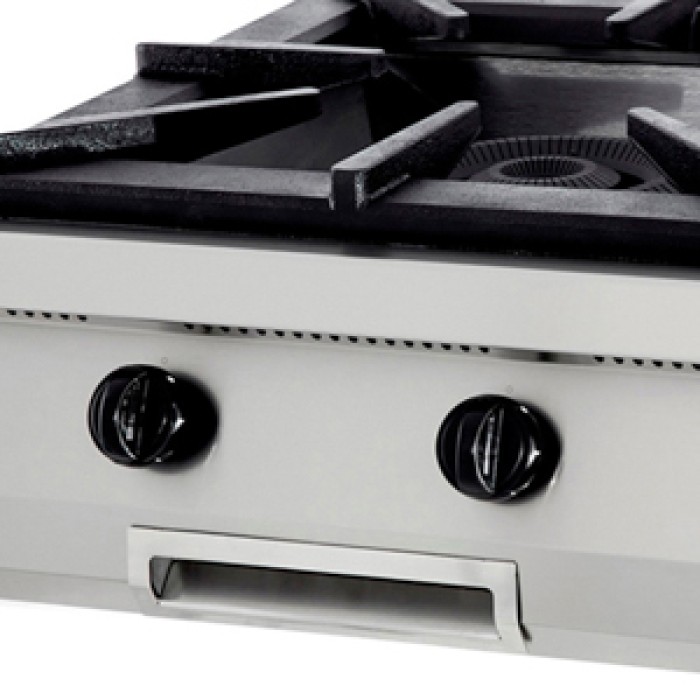 Premium Kookplaat - 1 Pit - Dubbel - 90 cm Diep - Gas