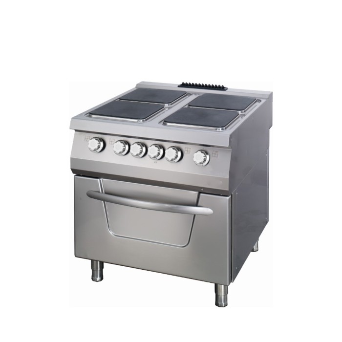 Premium Fornuis - 4 Pitten - Dubbel - 90 cm Diep - incl. Oven - Elektrisch