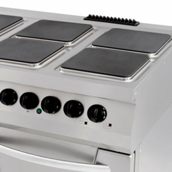 Premium Fornuis - 6 Pitten - Driedubbel - 90 cm Diep - incl. Oven - Elektrisch