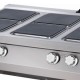 Premium Kookplaat - 6 Pitten - Driedubbel - 90 cm Diep - Elektrisch