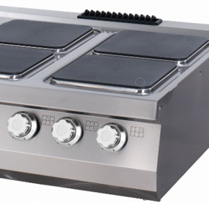 Premium Kookplaat - 4 Pitten - Dubbel - 90 cm Diep - Elektrisch