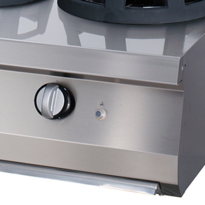 Premium Wok Brander - 2 x Ø 28,5 cm Pannenring - Dubbel - 90 cm Diep - Gas