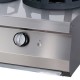 Premium Wok Brander - 2 x Ø 28,5 cm Pannenring - Dubbel - 90 cm Diep - Gas