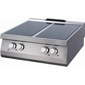 Premium Kookplaat - 4 Pitten - Infrarood - Dubbel - 90 cm Diep - Elektrisch