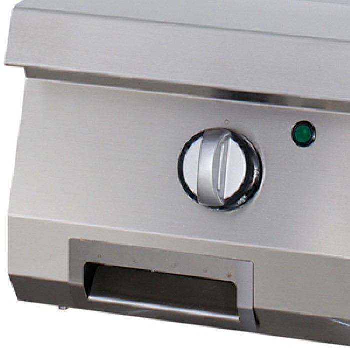 Premium Grillplaat - Glad Chroom - Enkel - 90 cm Diep - Gas