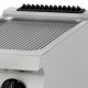 Premium Grillplaat - Gegroefd Chroom - Enkel - 90 cm Diep - Gas
