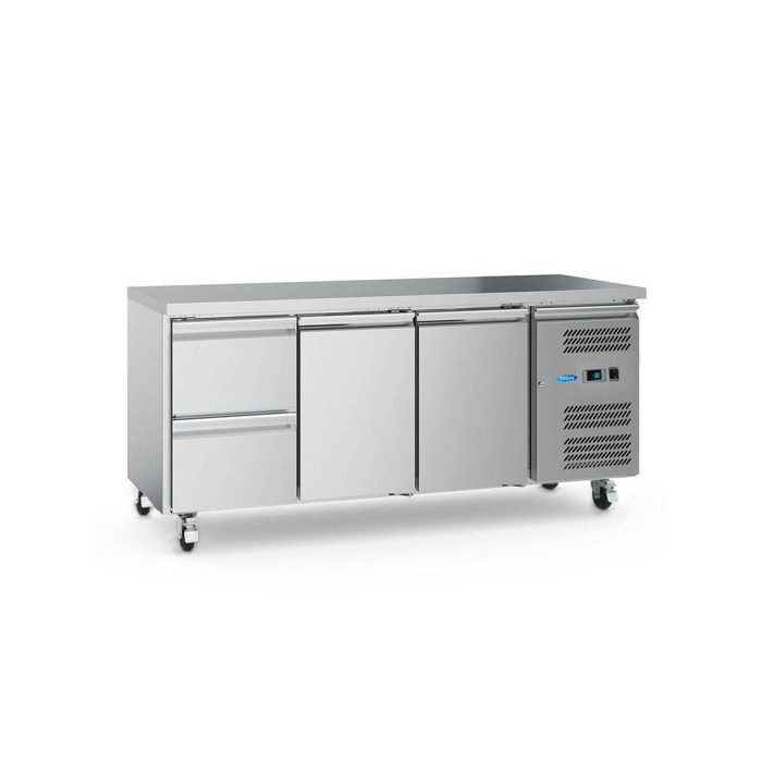 Koelwerkbank - 180 cm - 3 Deuren