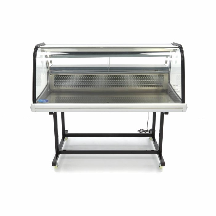 Koelvitrine - 255 L - 125 cm - met Onderstel