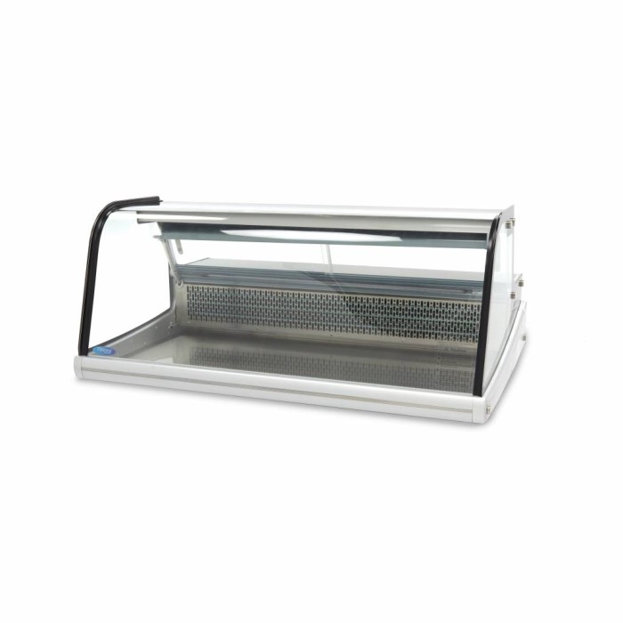 Koelvitrine - 255 L - 125 cm - met Onderstel