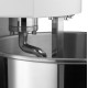 Spiraalkneder - 20 L - 13 Kg Deeg - 2 Snelheden