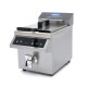Frituurpan - 8 L - 1 Mand - Inductie - met Tapkraan