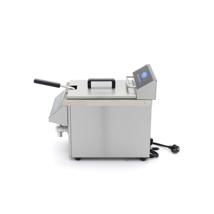 Frituurpan - 8 L - 1 Mand - Inductie - met Tapkraan