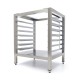 Onderstel met plank voor Combistoomoven - Geleider set - 7x 1/1 GN