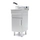 Frituurpan - 16 L - 1 Mand - met Tapkraan en Opbergruimte - 230V