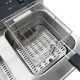Frituurpan - 2 x 16 L - 2 Manden - met Tapkraan en Opbergruimte - 230V