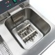 Frituurpan - 2 x 16 L - 2 Manden - met Tapkraan en Opbergruimte - 230V