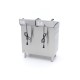 Frituurpan - 2 x 16 L - 2 Manden - met Tapkraan en Opbergruimte - 230V