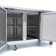 Koelwerkbank - 223 cm - 4 Deuren