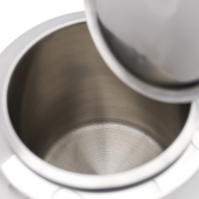 Soepketel - 10 L - Uitneembare binnenpan - Rvs - met Lepeluitsparing