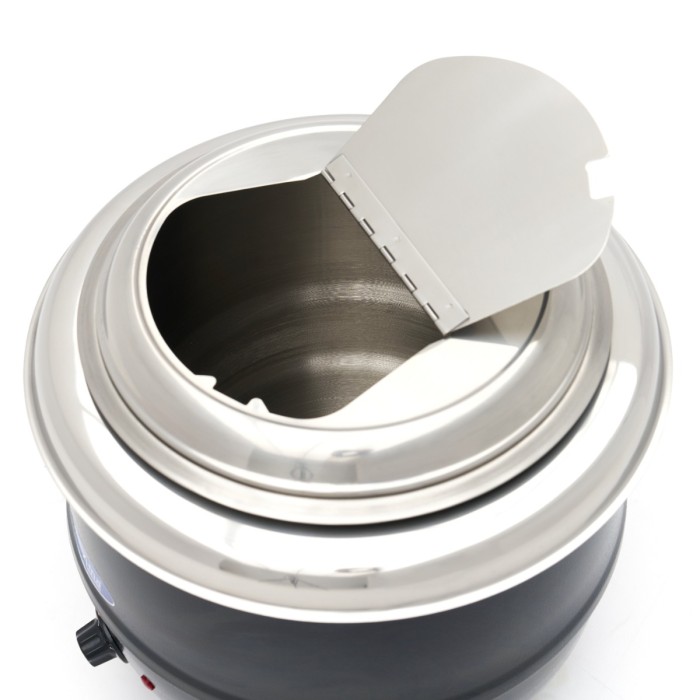 Soepketel - 13 L - Uitneembare binnenpan - met Dekselklep & Lepeluitsparing